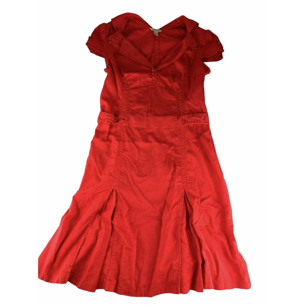 Ted Baker Red Dress Short Cap Sleeve Annie 4